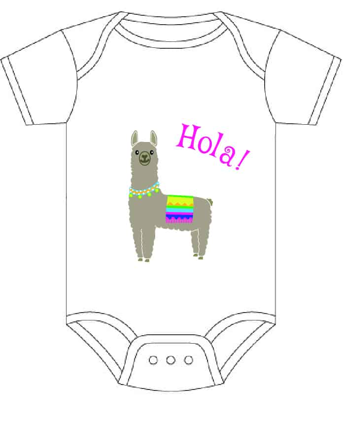 Sample baby-onesie